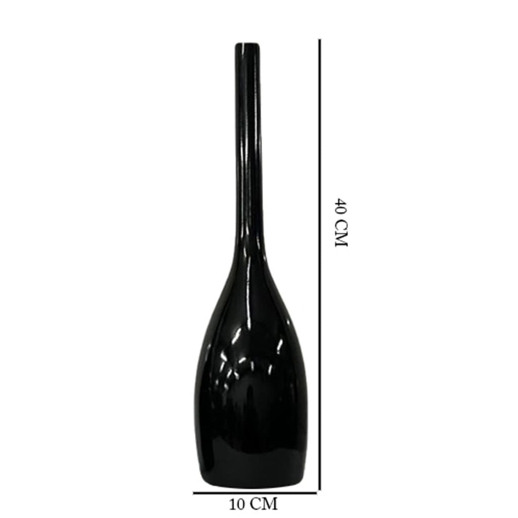 Vaso Garrafa Cerâmica Sala Escritório Consultório Ambiente
