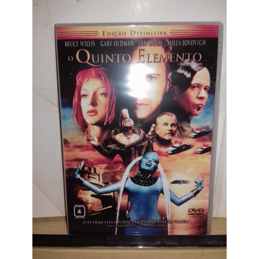 DVD O Quinto Elemento 1997 Tetra Áudio/Dublado HD1080p