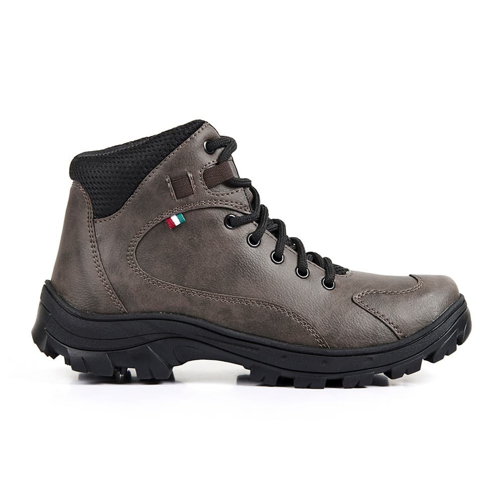 Bota Masculina Coturno Adventure Solado Borracha Resistente