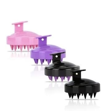 Escova Massageadora Couro Cabeludo ENVIO ALEATORIO Anti Caspa Anti Queda Para Banho