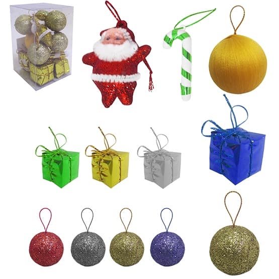 Kit Enfeites De Natal  Sortido 13 Pçs