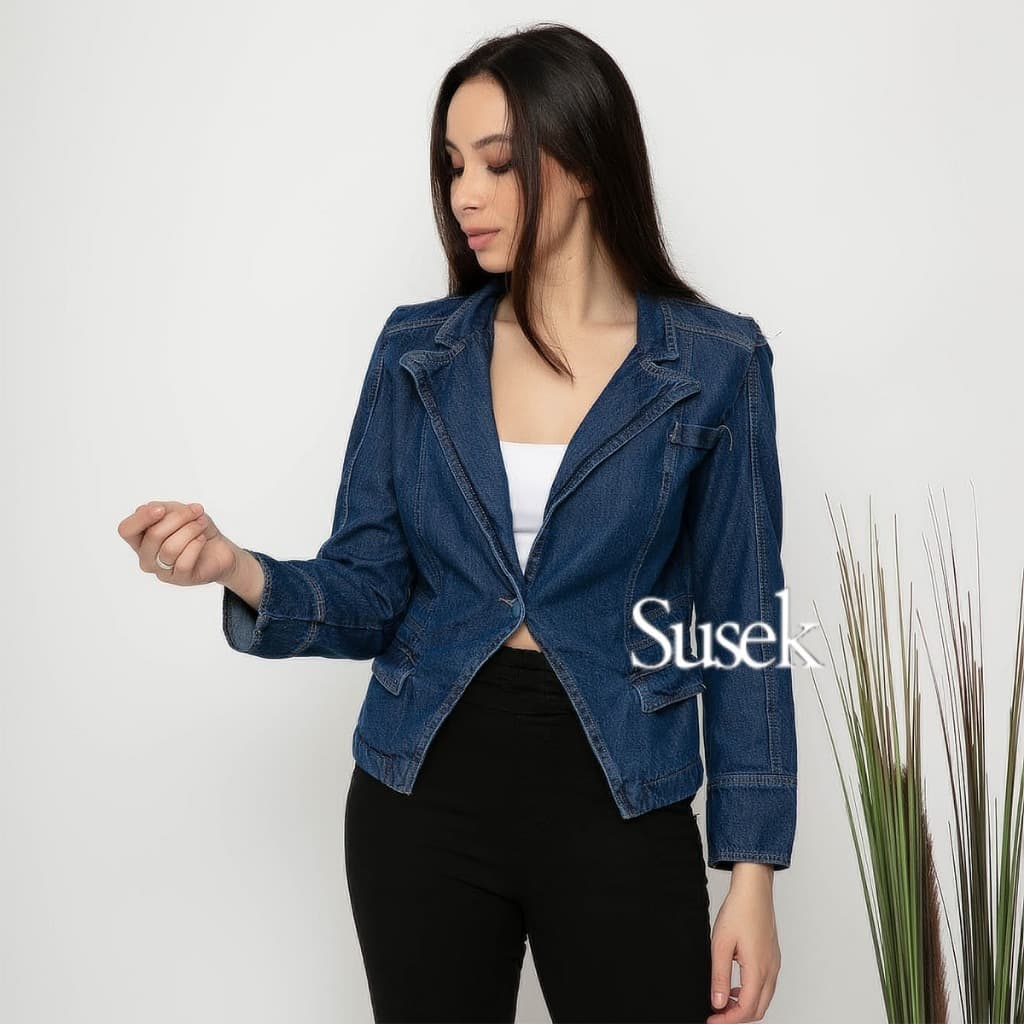 Blazer Jeans Feminino 69