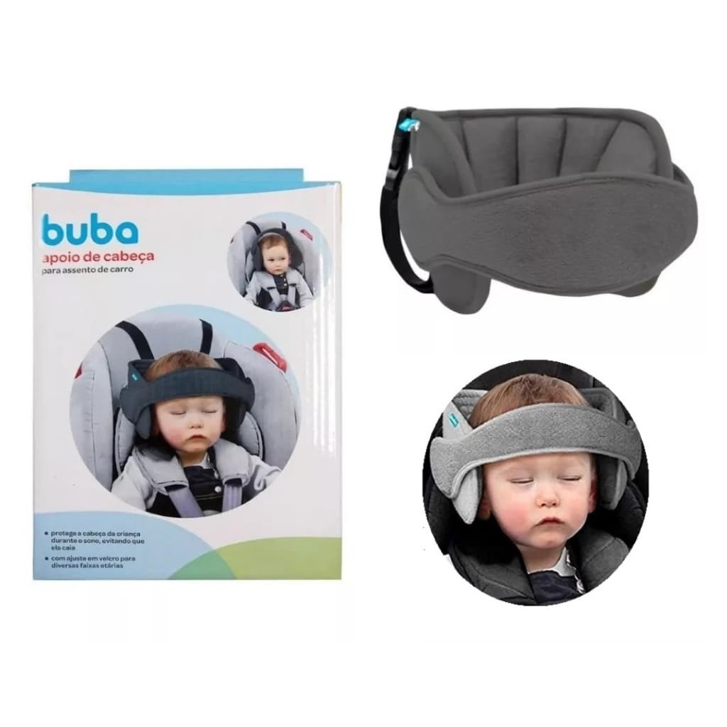 Apoio de Cabeça Infantil Buba Conforto e Segurança para a Cabeça do Bebê na Cadeirinha