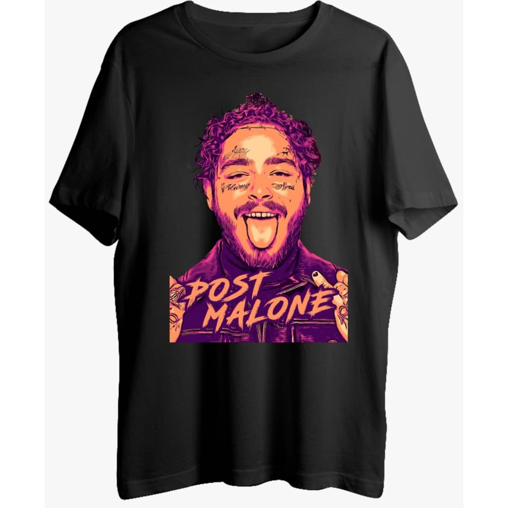 Camiseta Algodão Unissex Post Malone Cantor