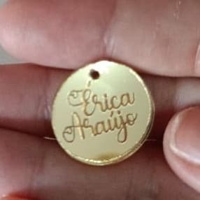 100 Etiquetas em acrílico 2.0cm