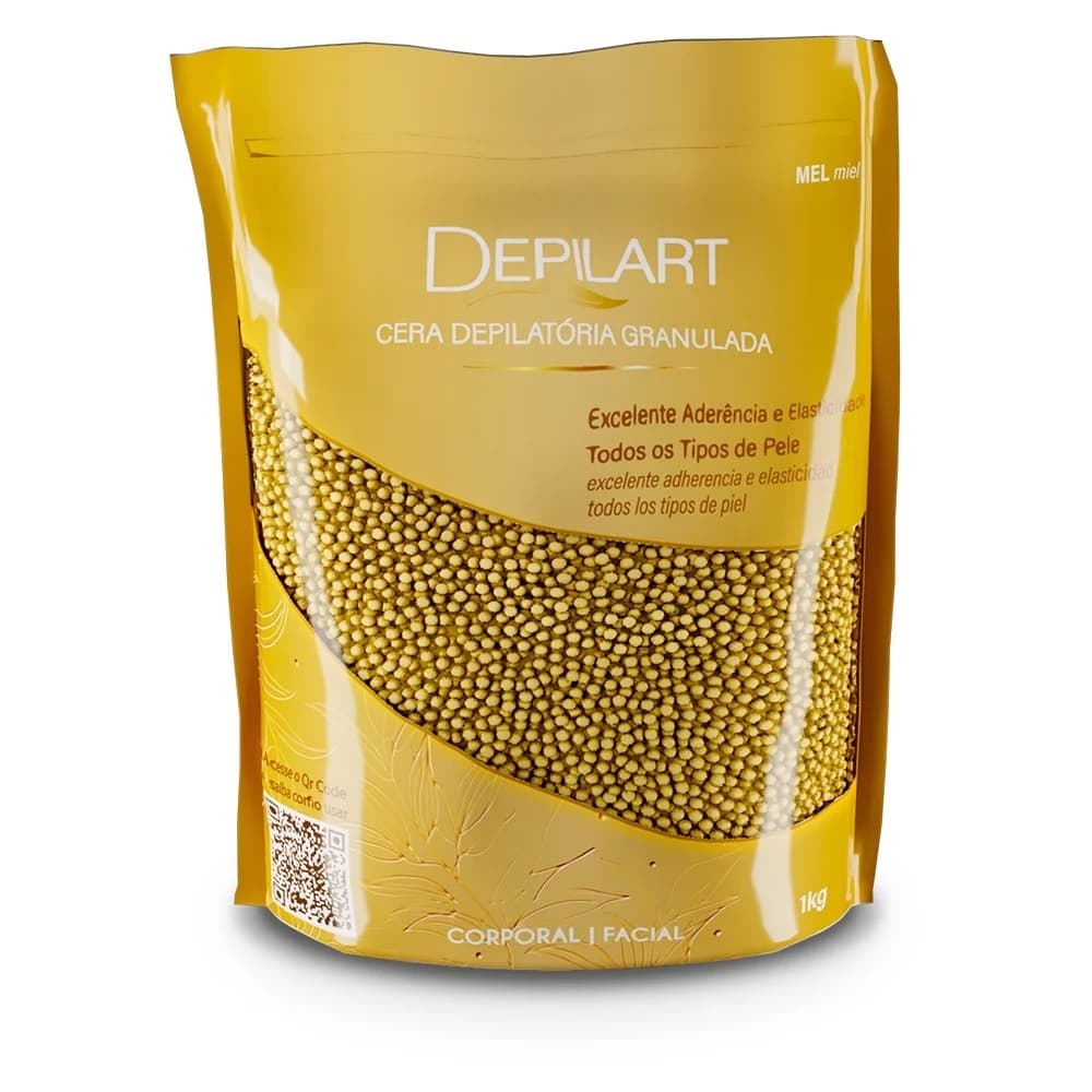 Cera Granulada Mel 1Kg Depilart