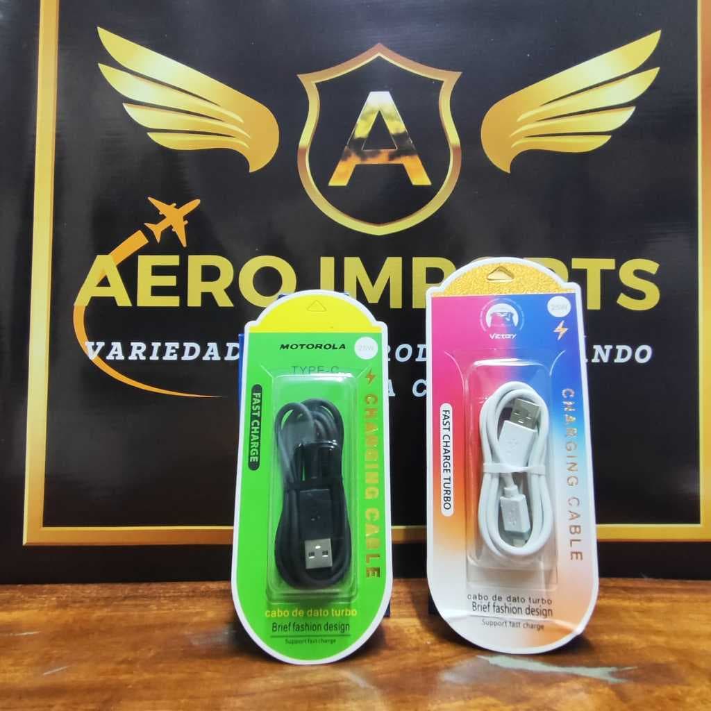 Cabo Carregador Turbo 25w micro USB TYPE-C/Iphone