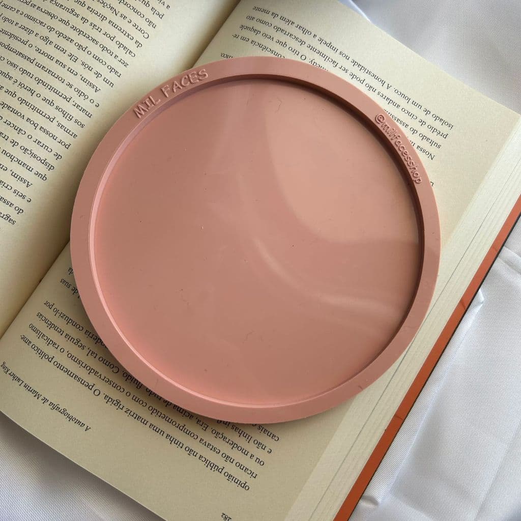 Molde Silicone Redonda 14cm M203 Resina Gesso Decoração