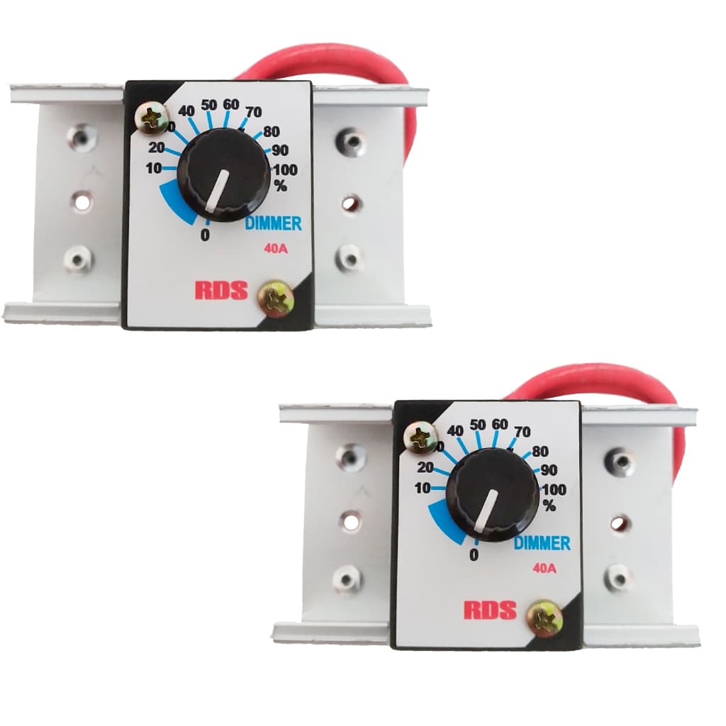2 x Controle Voltagem Dimer para exaustor motores liquidificador 40a 6000w