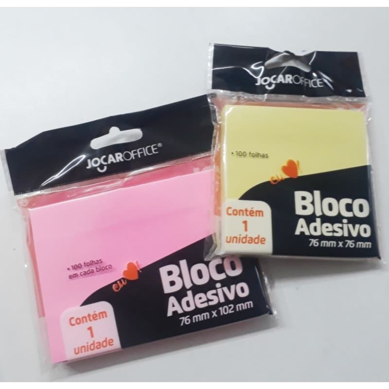 Post it Bloco Adesivo Kit 2 Blocos Adesivos 200 Folhas