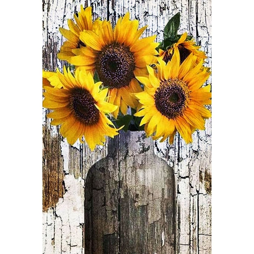 Quadro decorativo 60x40cm Impressão em vinil e base de MDF . FLOR AMARELA