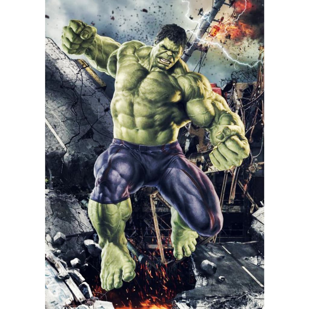 Quadro decorativo 60x40cm Impressão em vinil e base de MDF HULK