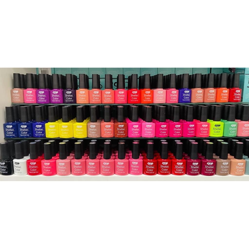 KIT COM 10 EsmalteS em Gel Led Uv ZEM 10ml Escolher Cores Por Mensagem