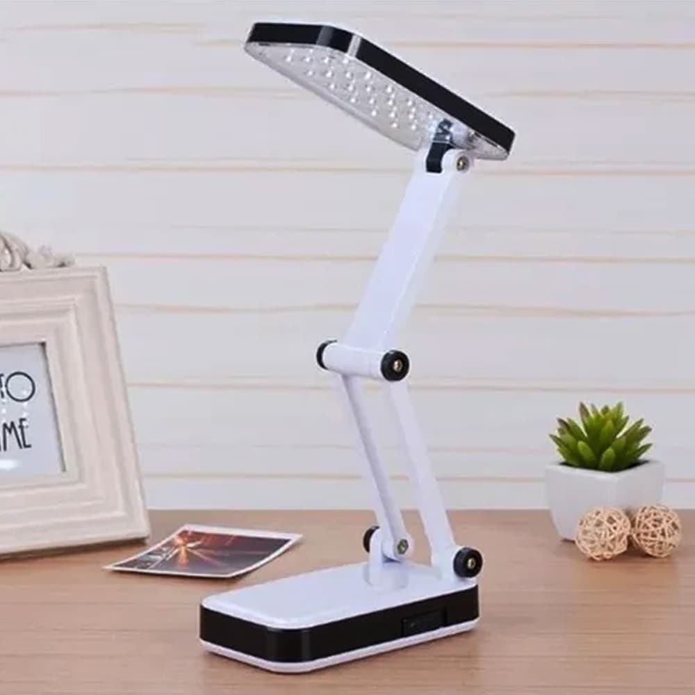 Luminária Portátil Abajur Mesa 24 Led Dobrável Recarregável