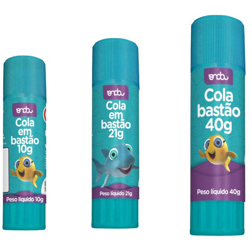 Cola Branca Bastão 10g 21g 40g Material Escolar / Escritório / Utilidades / Colas