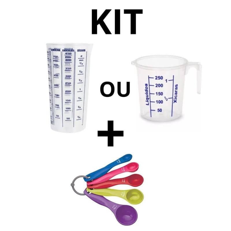 Kit medidores de cozinha