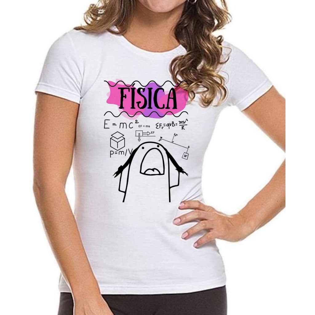Camiseta Unissex Tema Física, Camisa Estampa Física, Camiseta Personalizada