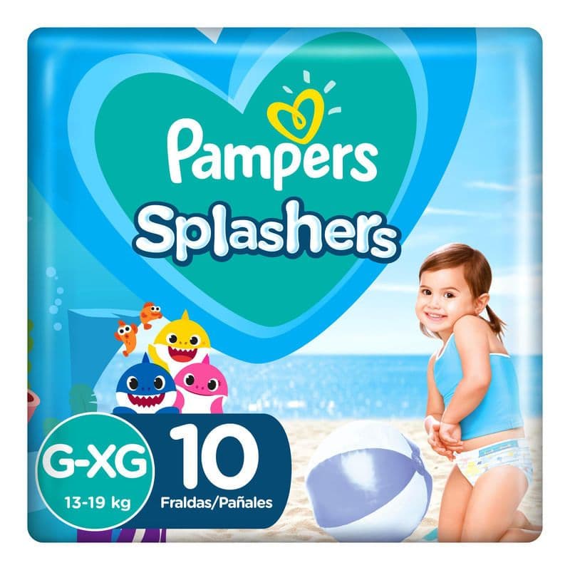 Fraldas Pampers Própria Para Água, Piscina E Prai