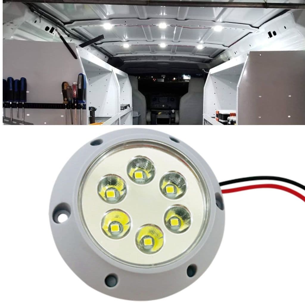 Luminária interna Baú Caminhão Led 12/24VTS