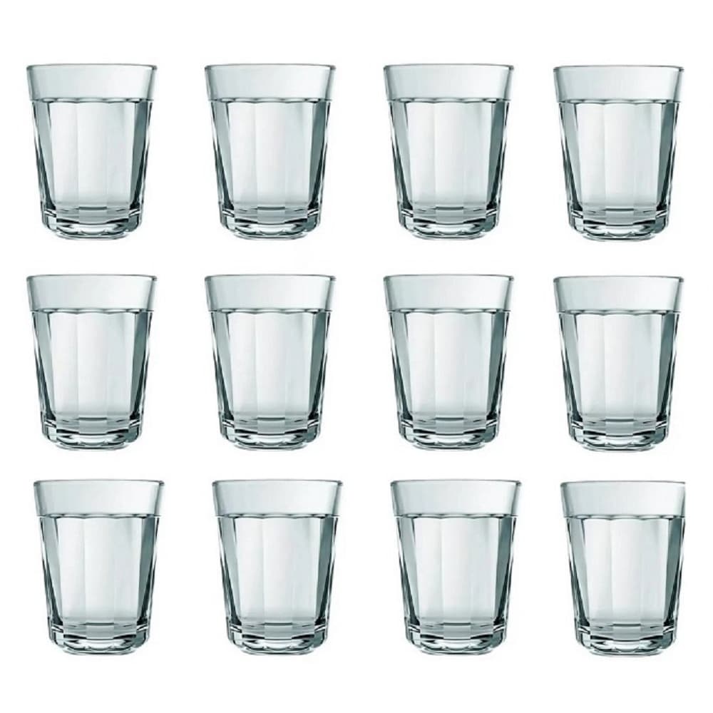 Jogo Copos dose de vidro 45ml, mini americano p/cachaça, tequila, vodca e outras.