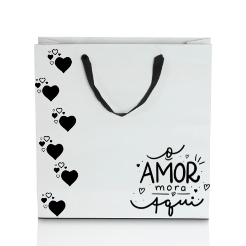 Kit Carimbos O Amor Mora Aqui Com Coração Para decoração Sacolas artesanato