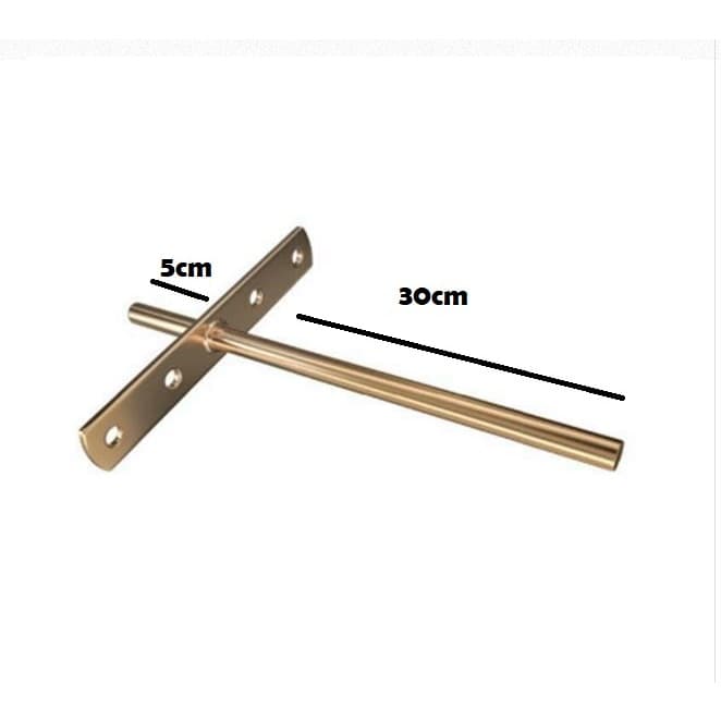 Suporte Invisível T 30CM (2 UNIDADES)