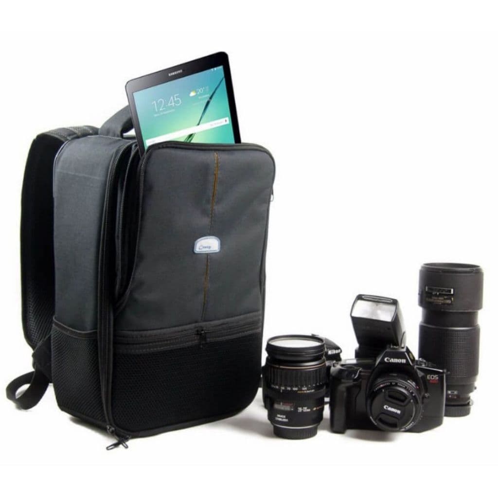 Mochila Para Câmera Fotográfica Canon Nikon Samsung Olympus Fuji Fuzy Suporta Tablet e Acessórios Pronta Entrega DSLR