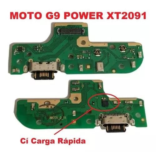 Conector placa de carga Moto G9 Power XT2091 original