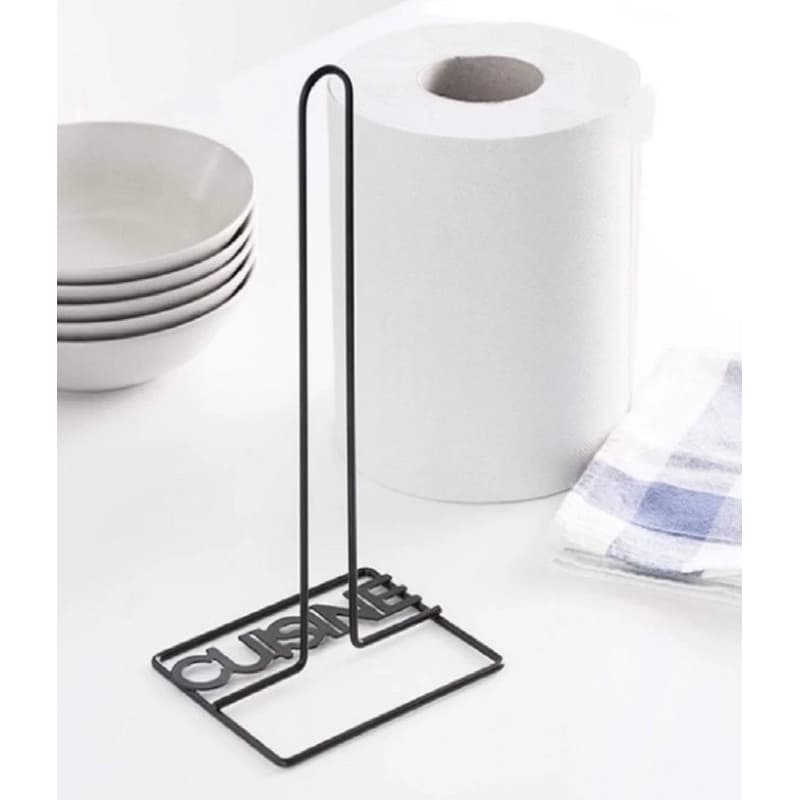 Porta Papel Toalha Alumínio Filme Suporte Para Mesa Cozinha