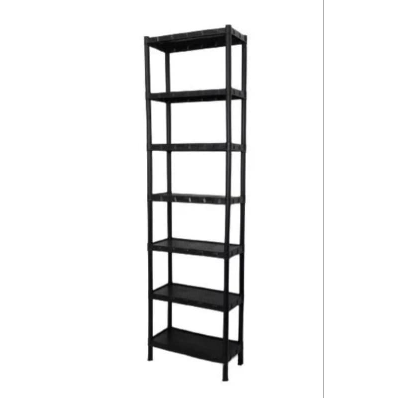 Estante Utilidades Plastica Com pezinhos  7Prateleiras 1,95x55x25cm, ideal para cozinha, livros