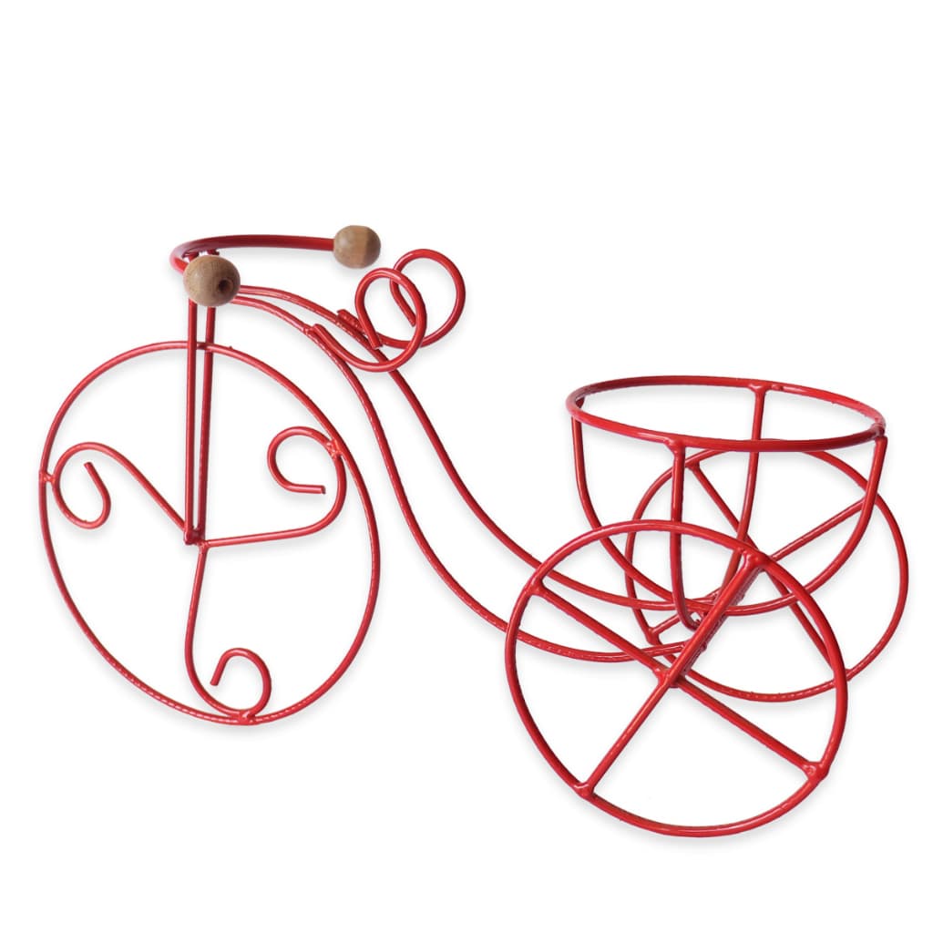 Mini Bicicleta De Mesa Com Suporte Para Flores Em Ferro Rústica Para Jardim Promoção Da Semana