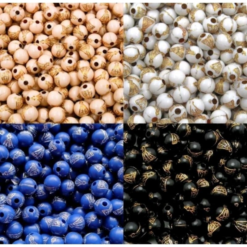 Miçanga Bola Acrílico Nossa Senhora Aparecida - 8mm