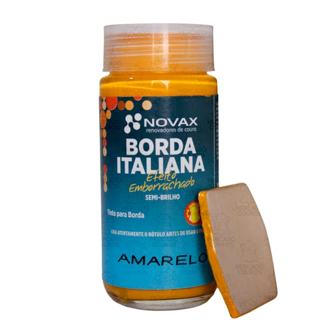 Tinta Borda Italiana Para Pintar Retocar Borda Couro E Sintético