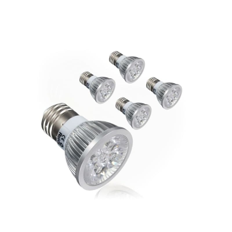 Kit 5 Lâmpada Croica 5w E27 Branco Frio 6500k 220v