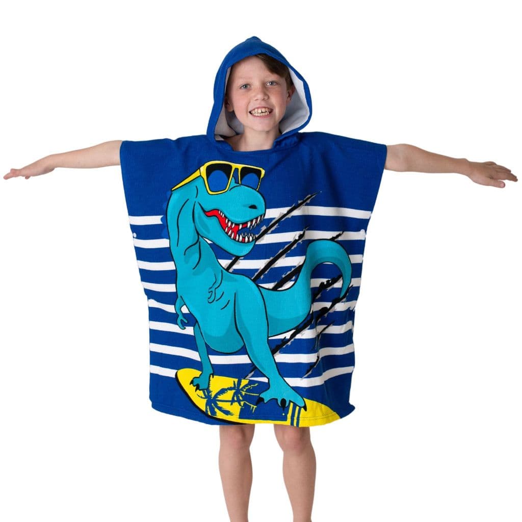 Poncho Infantil Atoalhado Roupão Praia Piscina Banho Menino