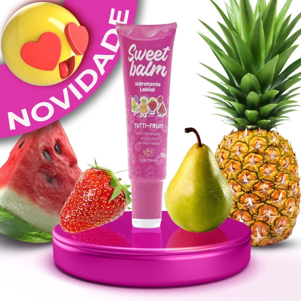 Kit Hidratante labial Sweet Balm carmed Efeito Gloss - Sensação do Momento!!!