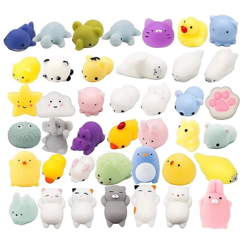 Squshy Bichinho Macio De Apertar Anti Estresse Fidget- KIT 20 unidades