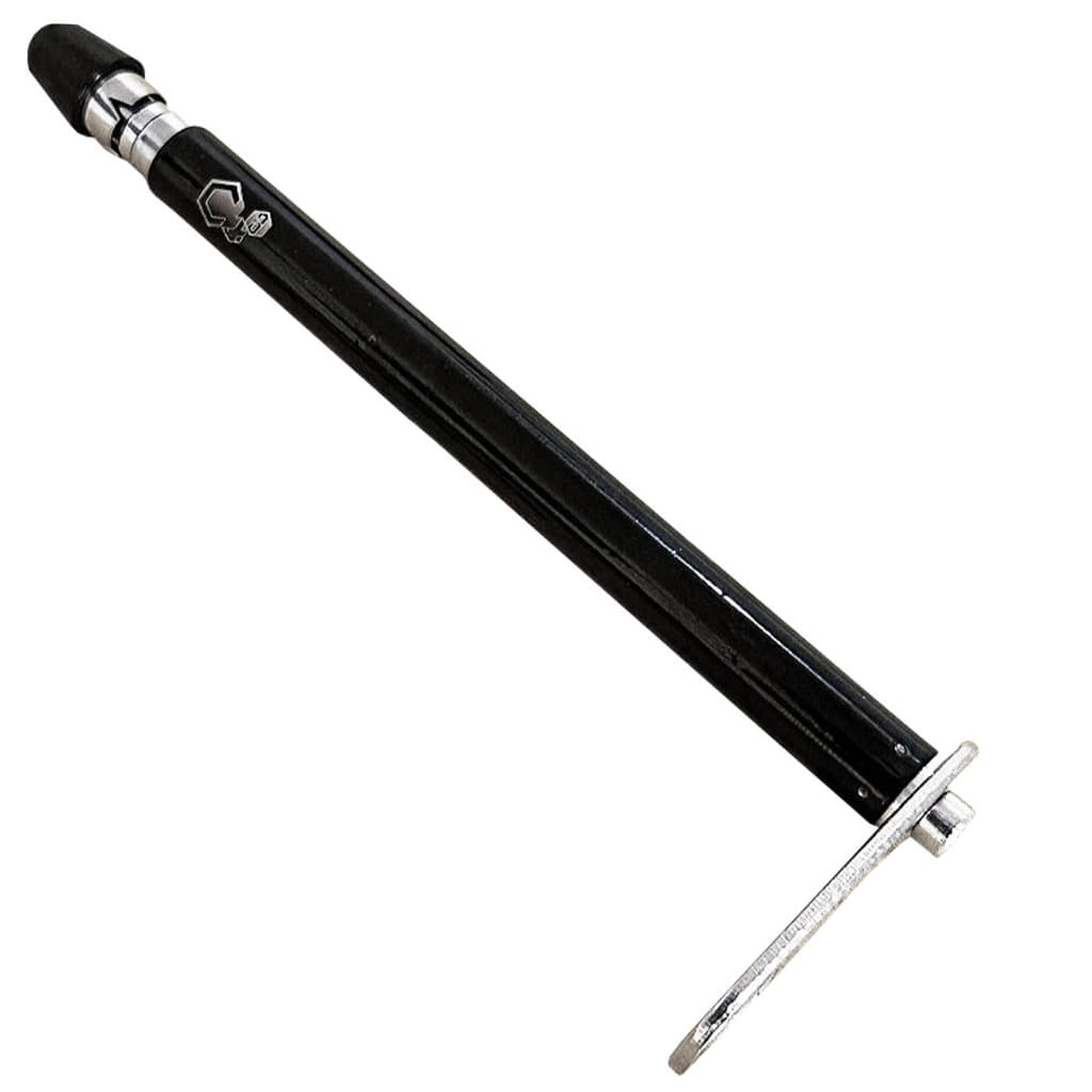 Antena Inox Corta Pipa Cerol 7 Estagio Moto Retrovisor Preto