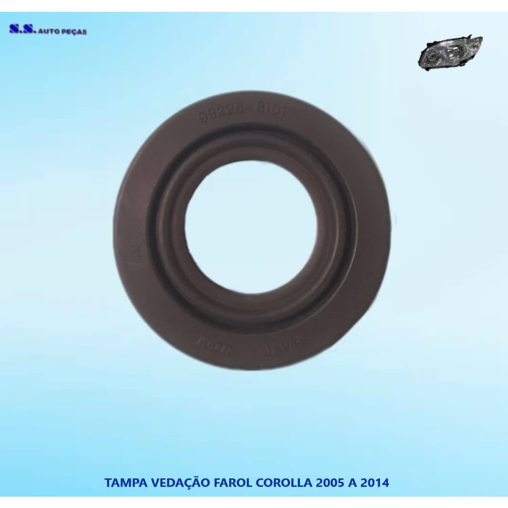 Borracha Tampa Farol Corolla 2003 A 2014 Original