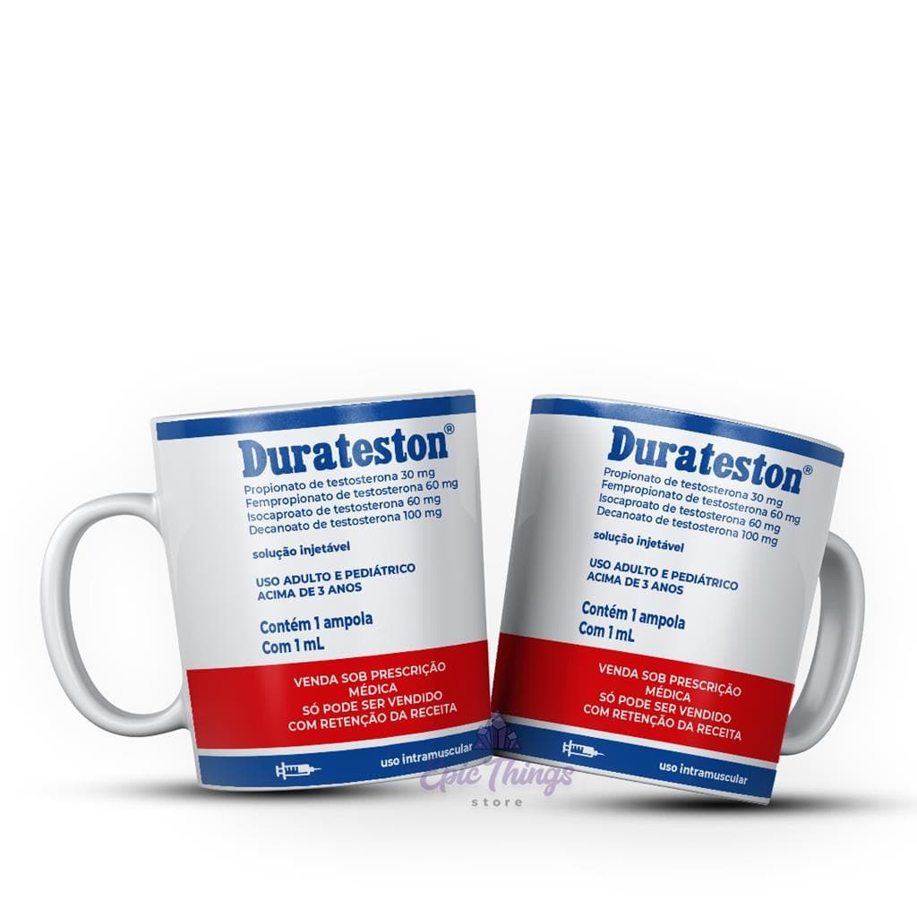 Caneca Divertida Maromba Bodybuilder Durateston Testosterona