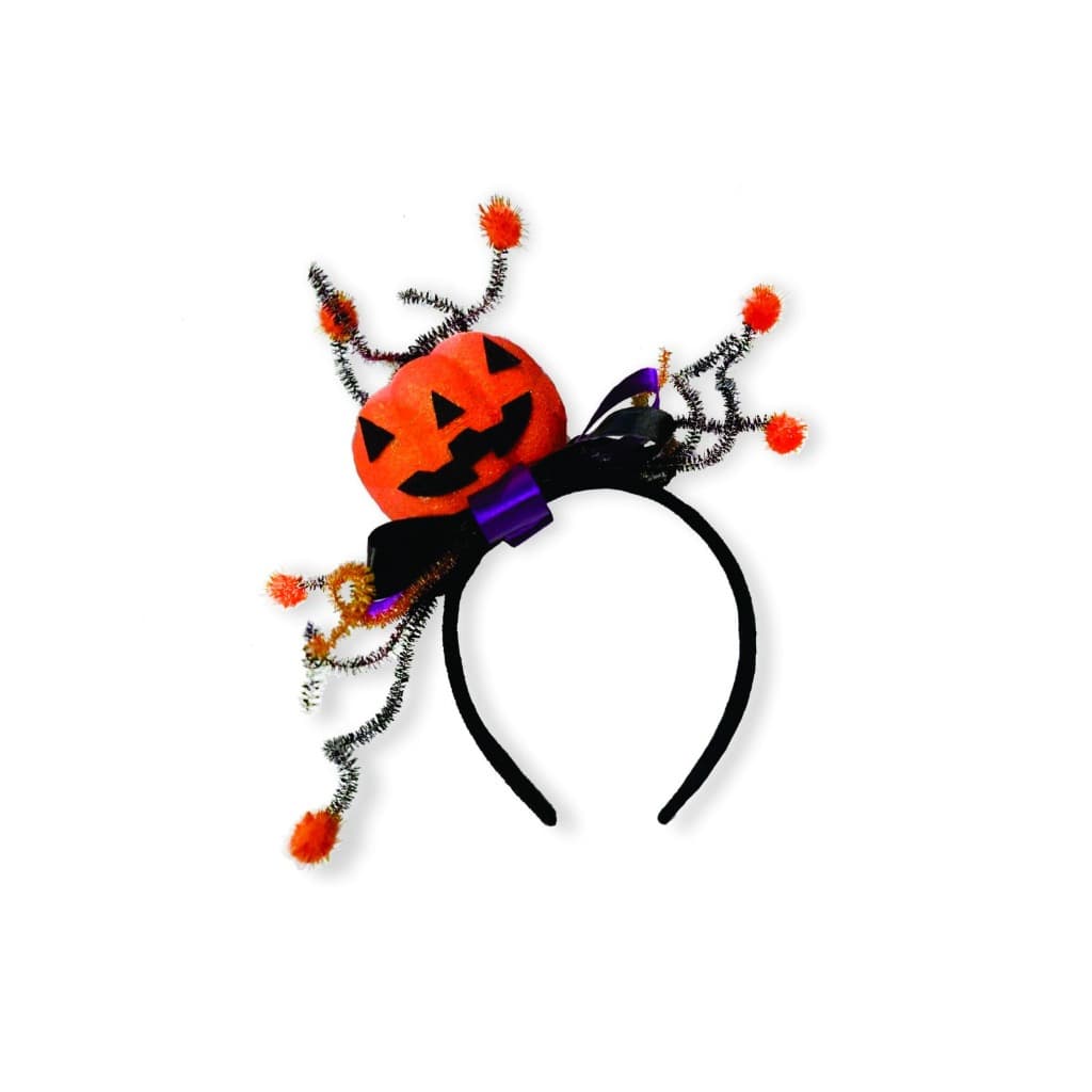Tiara Arco Abobora Grande Halloween