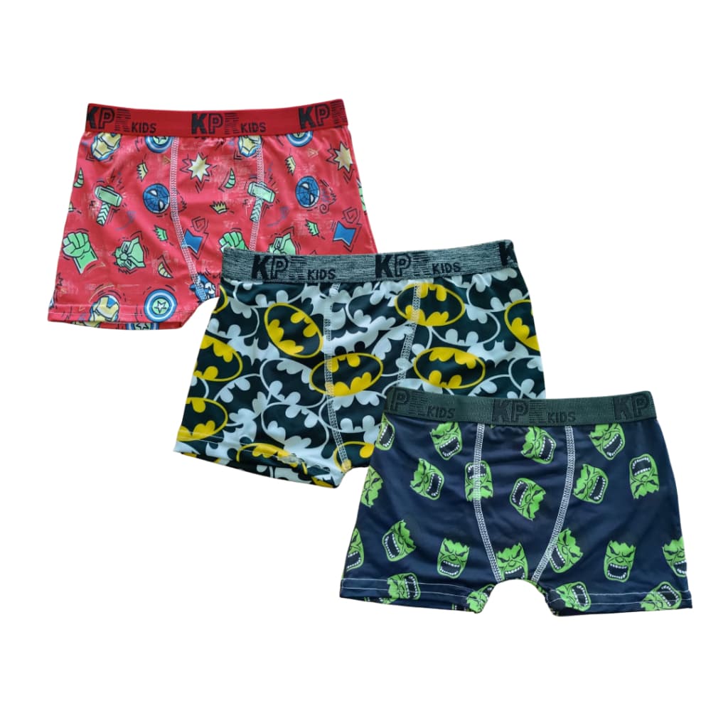 Kit 10 Cueca Infantil Box Cuecas Boxer