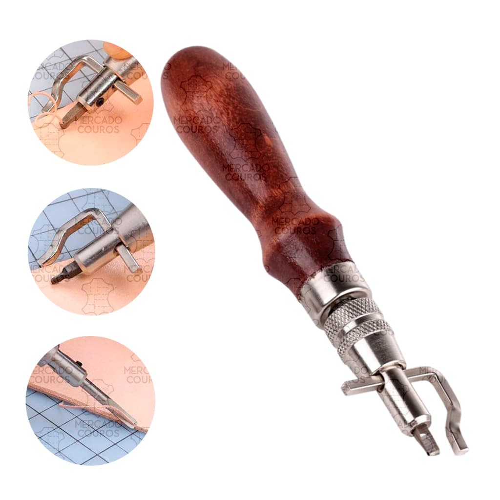 Ferramenta Groover Frisador Desquinador Couro Artesanato 5x1