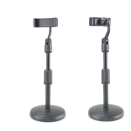 Suporte Tripé Para Mesa Celular Mini Pedestal Ajustável 360°