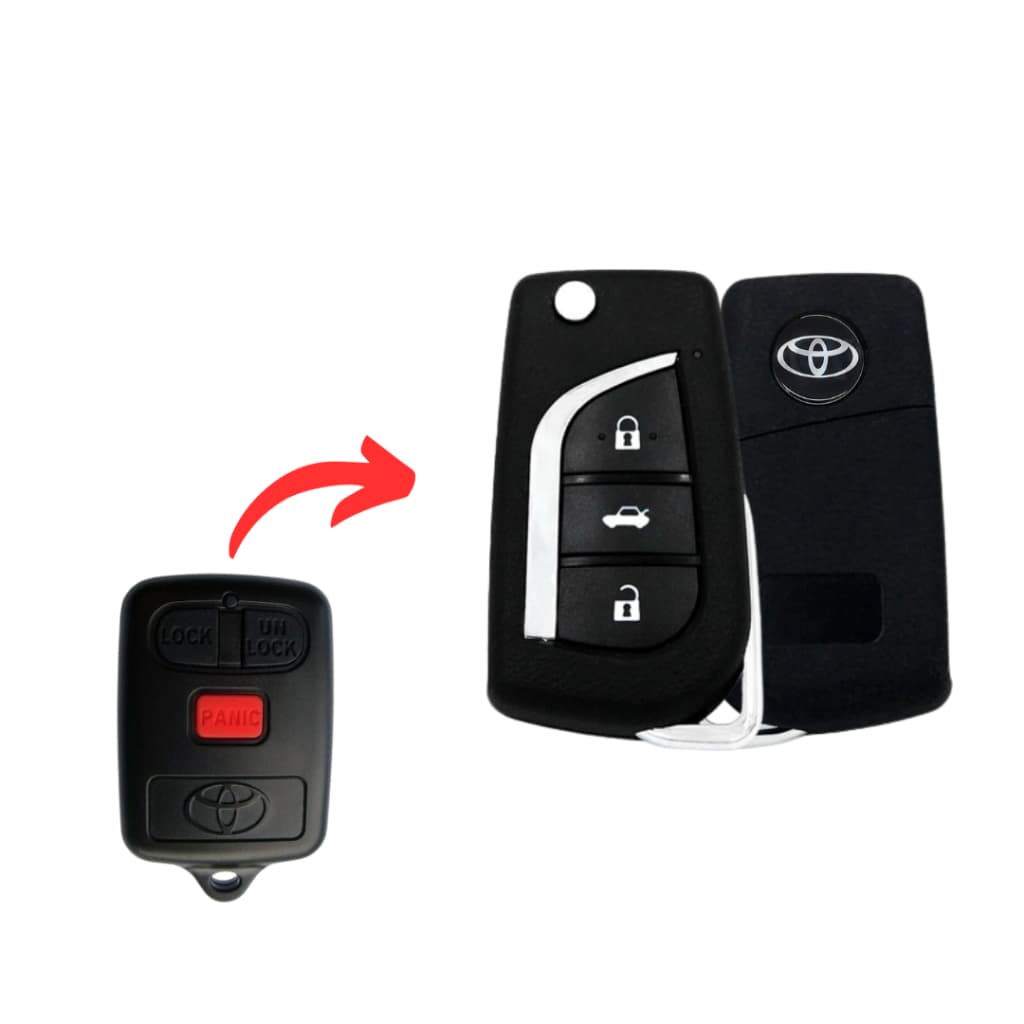 Chave Canivete Toyota Corolla Fielder Seg Xei Xli 2003 A 2007