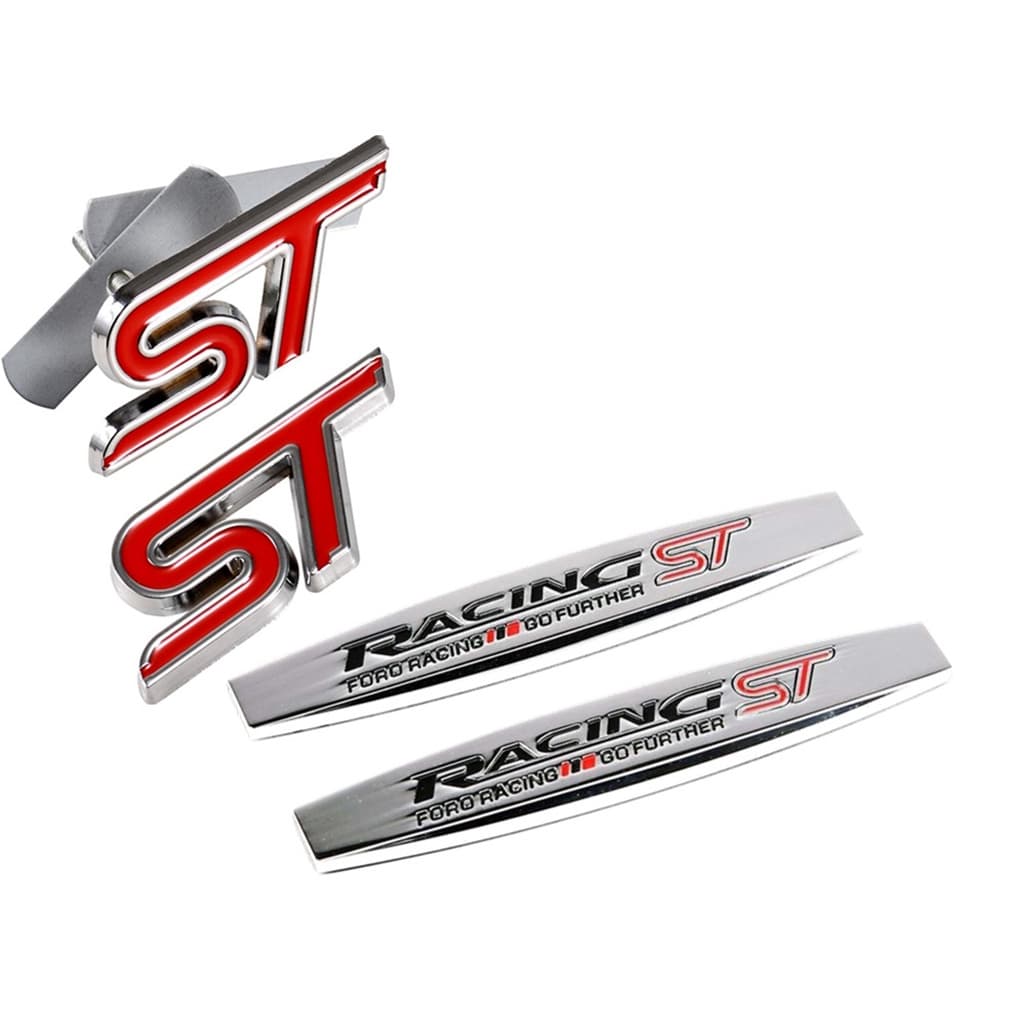 Emblema para Ford ST Grade Paralamas e Porta malas Fusion Focus Ka Ranger Edge Ecosport Fiesta