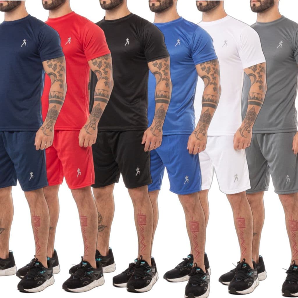 Kit 6 camisetas Camisas Masculinas Academia Esportiva