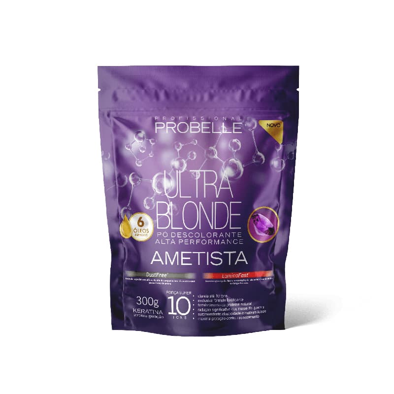 PO DESCOLORANTE ULTRA BLOND AMETISTA 300G PROBELLE