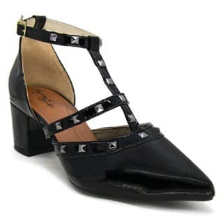 Salto com Spikes- Preto/ Spikes Chumbo