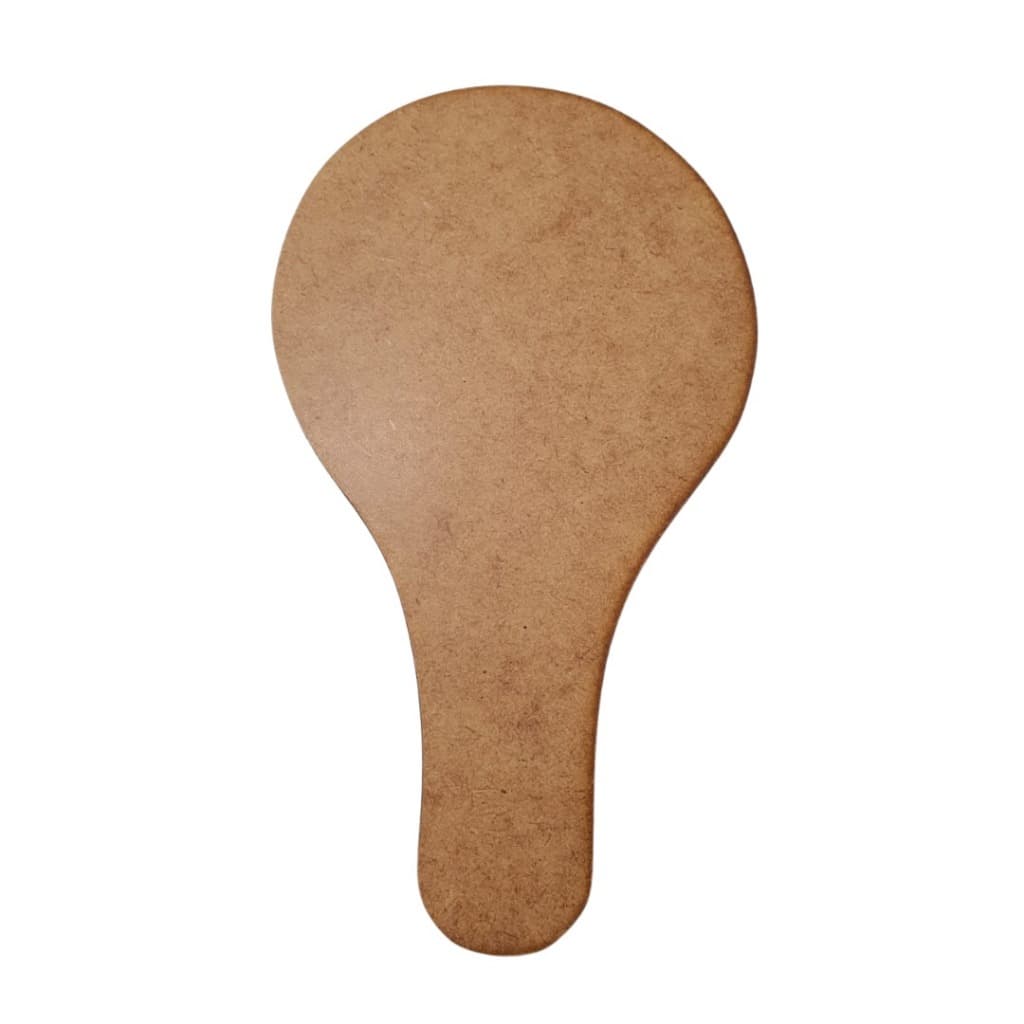 Kit 20 Raquetes MDF CRU Pequenas Lembrancinhas Aniversário Artesanato Ping Pong